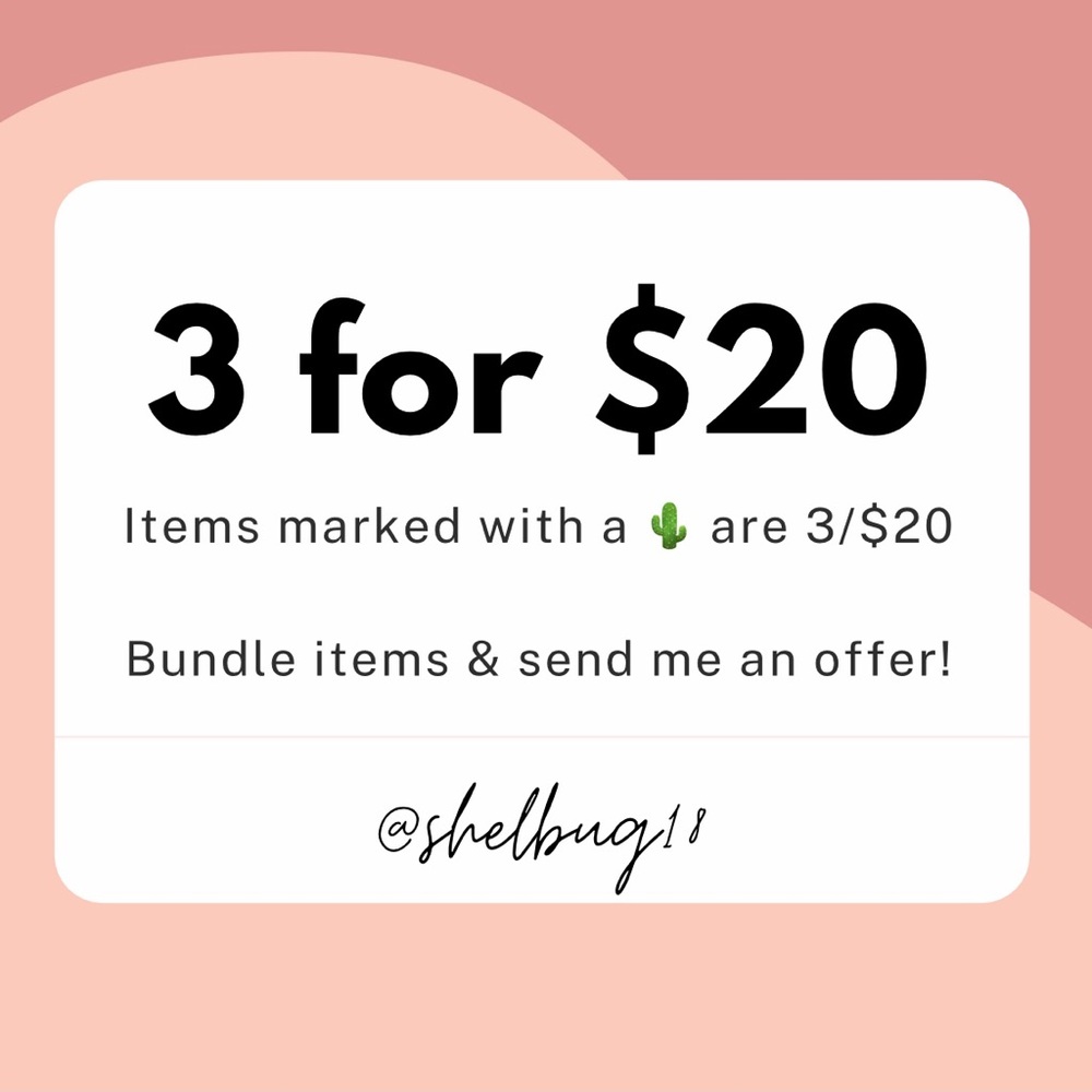🌵🌵SALE 3 for $20🌵🌵